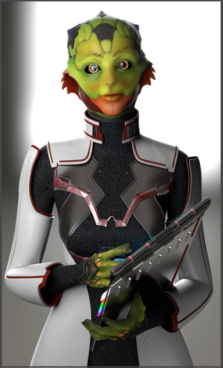 Illustration for article titled The (Fake) Mass Effect Characters Of The Future Are An Amazing Sight